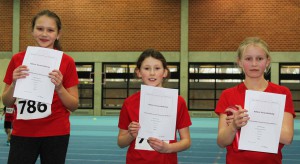 Siegerehrung Weitsprung